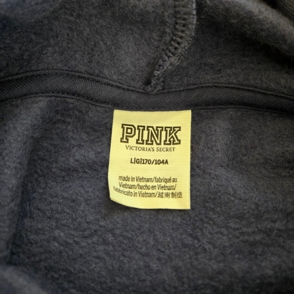 PINK Ivy Fleece Cropped Hoodie - Picture 2 of 5